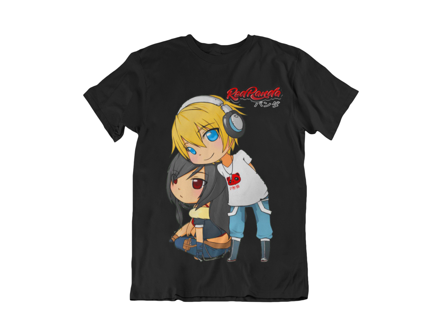 Red Panda Chase and Gears Unisex Tee Anime Streetwear - Red Panda Clothing