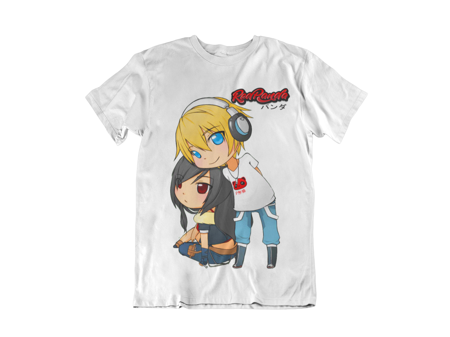 Red Panda Chase and Gears Unisex Tee Anime Streetwear - Red Panda Clothing