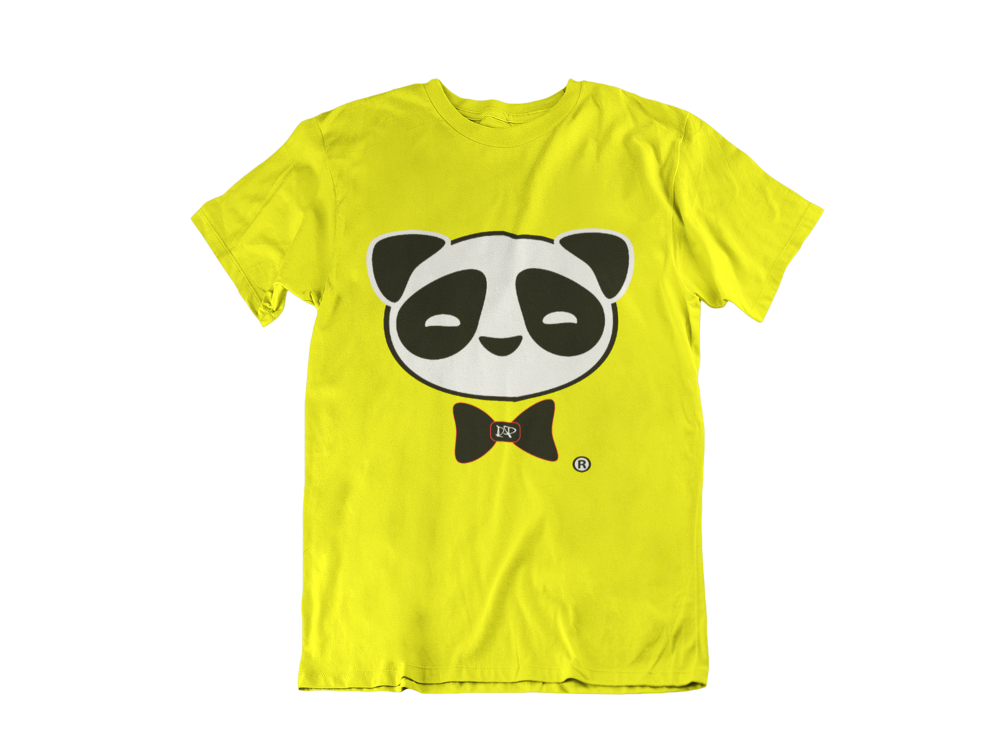 Red Panda Classic Bow Tie Unisex Tee (Yellow) Anime Streetwear - Red Panda Clothing