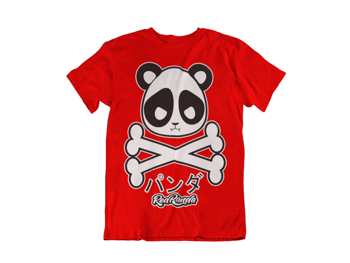 Crossbones Unisex T-shirt Japanese Streetwear - Red Panda Clothing