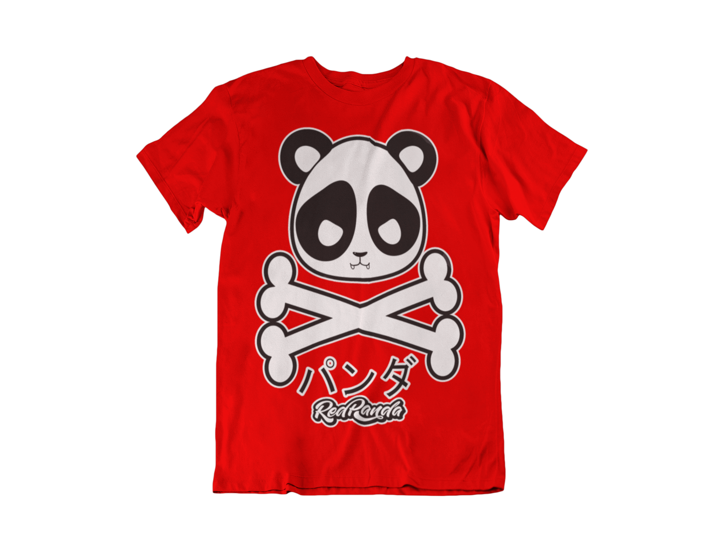  Crossbones Unisex T-shirt Japanese Streetwear - Red Panda Clothing