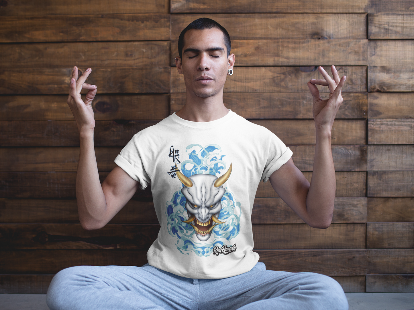Japanese Hannya Demon adult Unisex Shirt Anime Streetwear