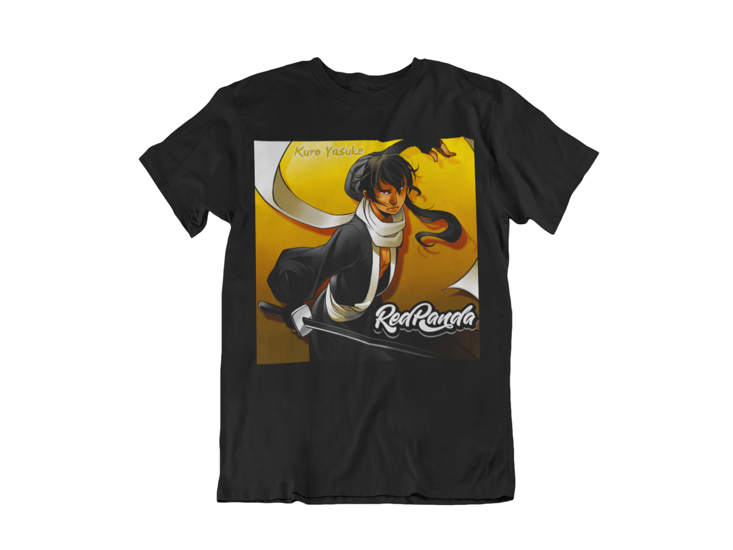 Kuro Black Tee - Red Panda Clothing