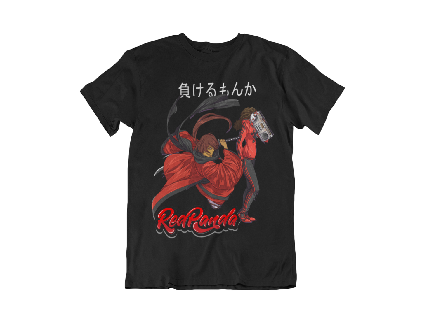 Samurai Theme Music Tee - Red Panda Clothing