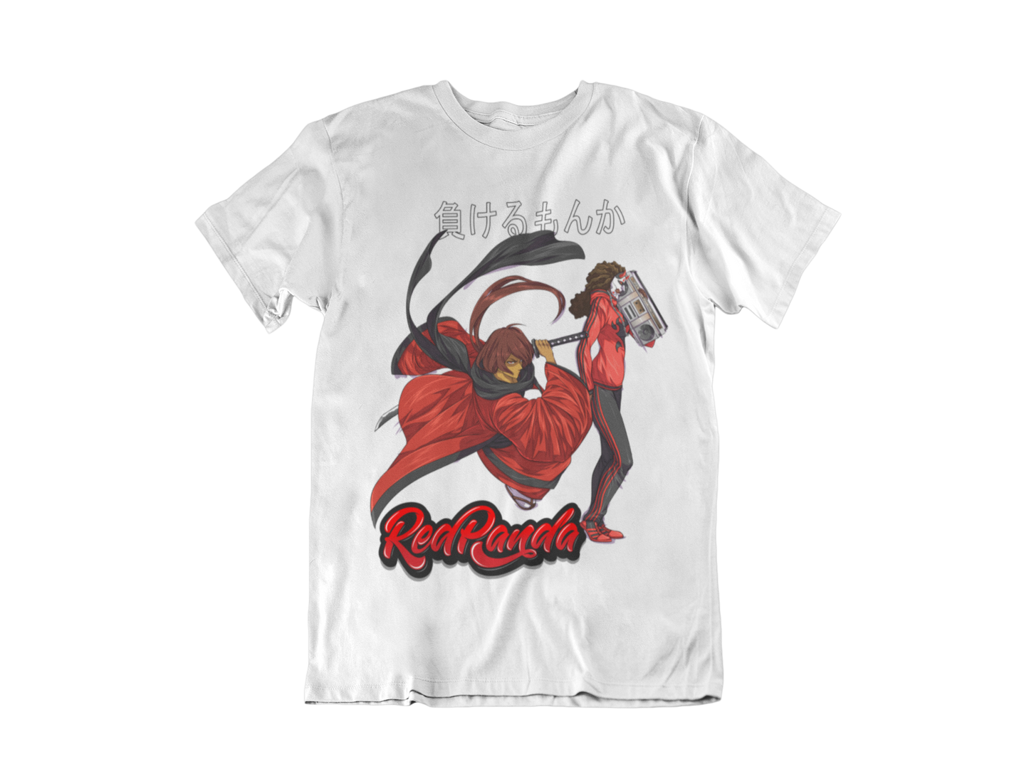 Samurai Theme Music Tee - Red Panda Clothing