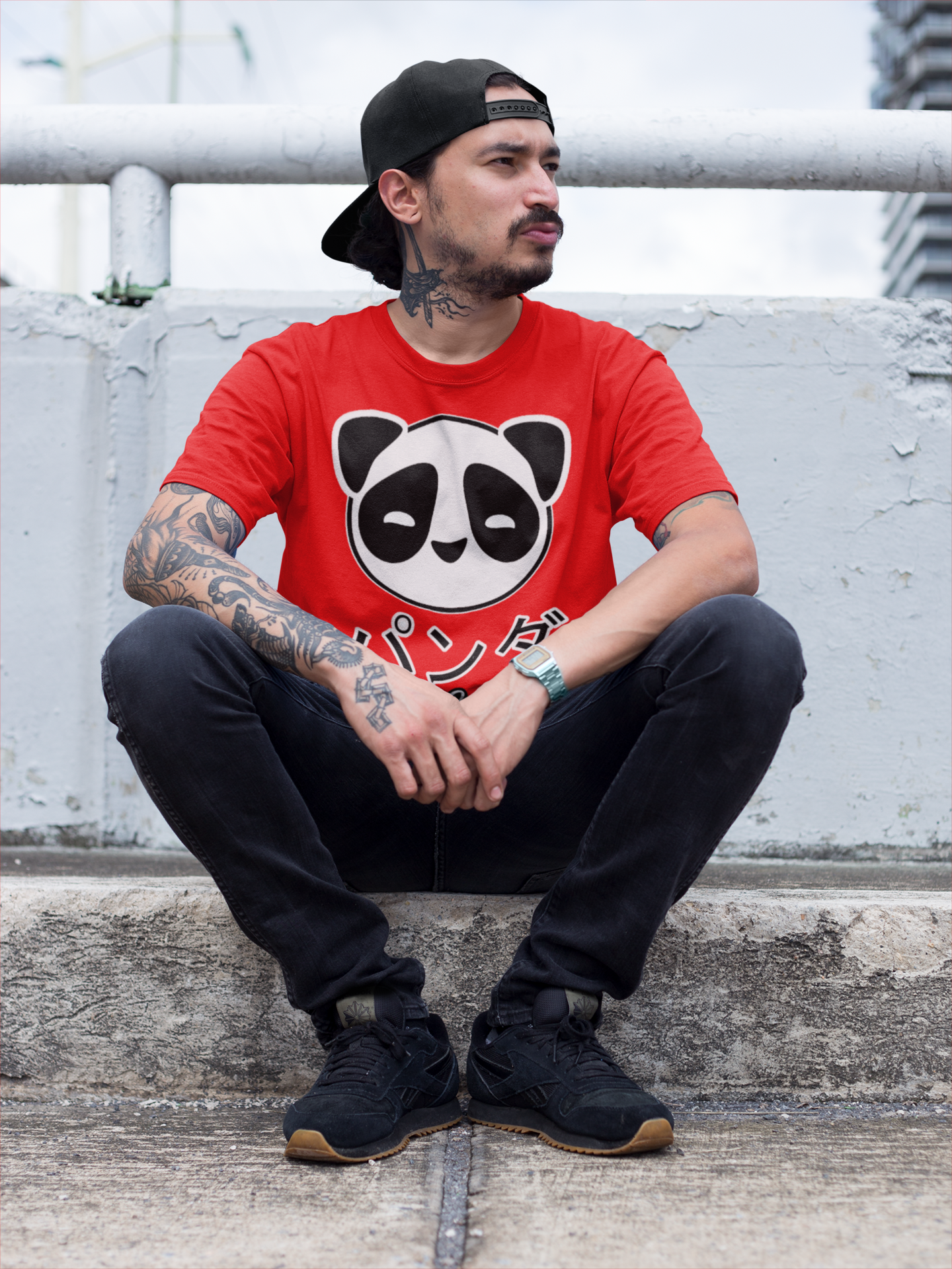 Original Red Panda Logo (White) - Red Panda Clothing