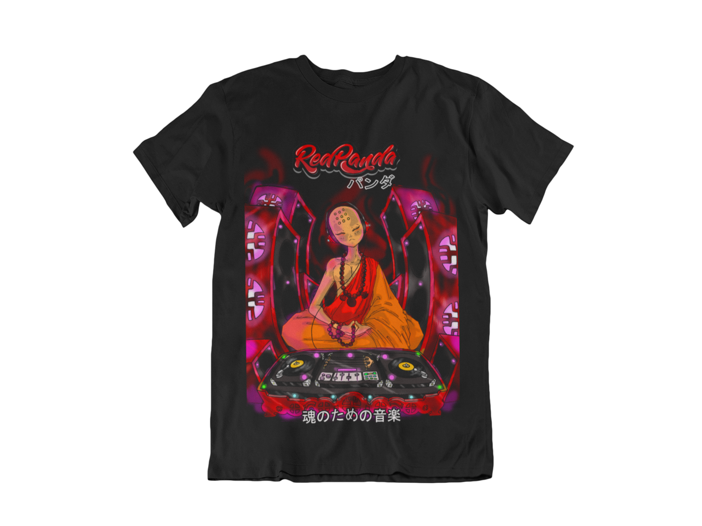 Super Funk Turntable Mediation Tee - Red Panda Clothing