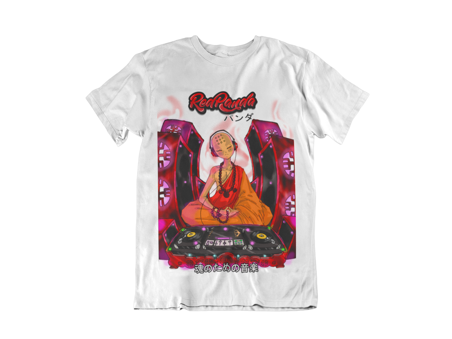 Super Funk Turntable Mediation Tee - Red Panda Clothing