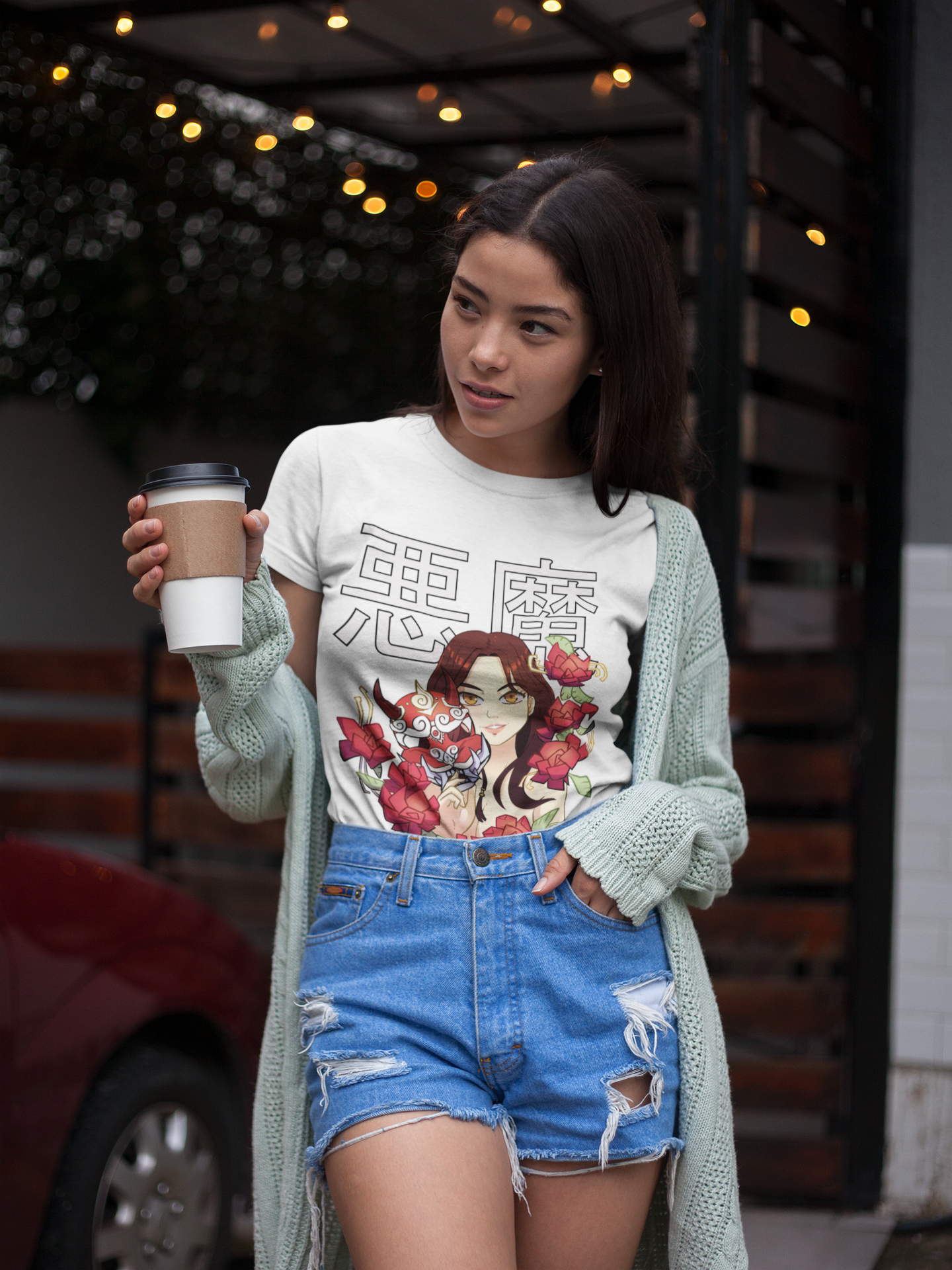 Red Panda Oni Unisex T-shirt Japanese Streetwear - Red Panda Clothing