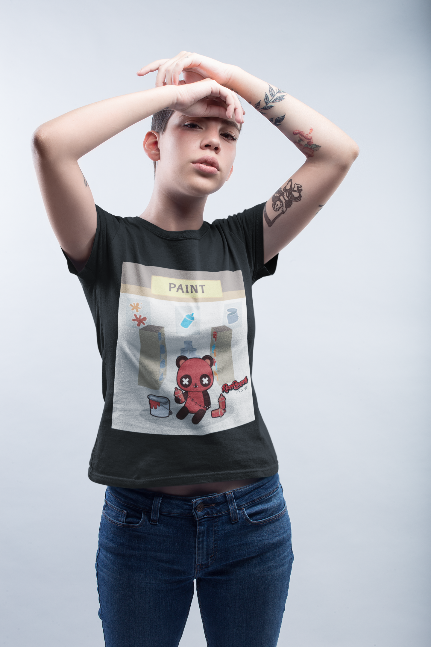 Paint yourself RED Tee - Red Panda Clothing