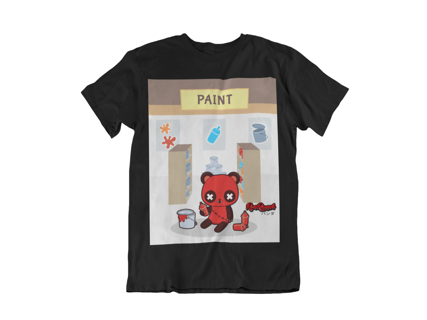 Paint yourself RED Tee - Red Panda Clothing