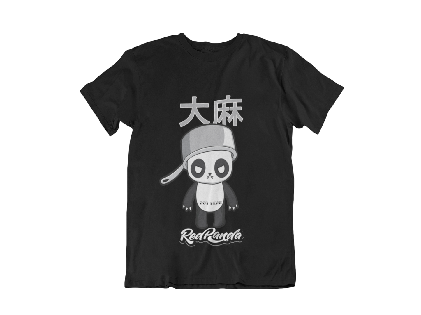 Pot Head Panda Tee - Red Panda Clothing
