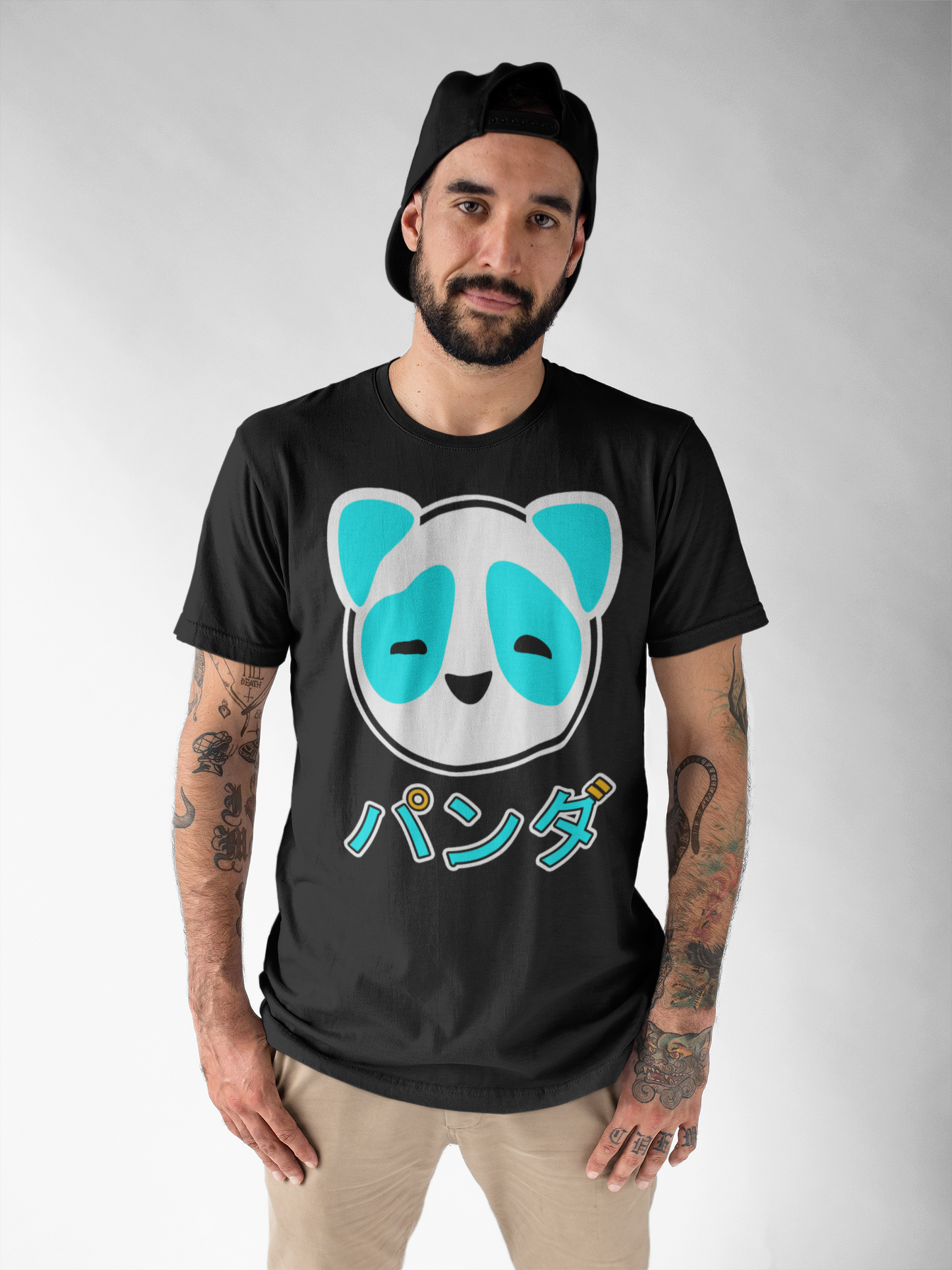 Baby Blue Unisex-T-shirt Japanese Streetwear by Red Panda