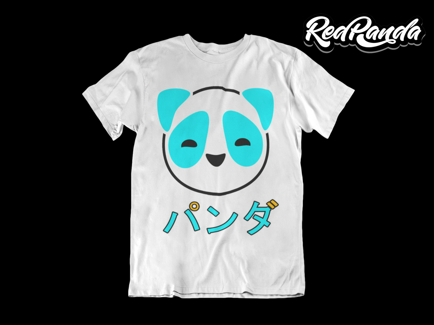 Baby Blue Unisex-T-shirt Japanese Streetwear by Red Panda