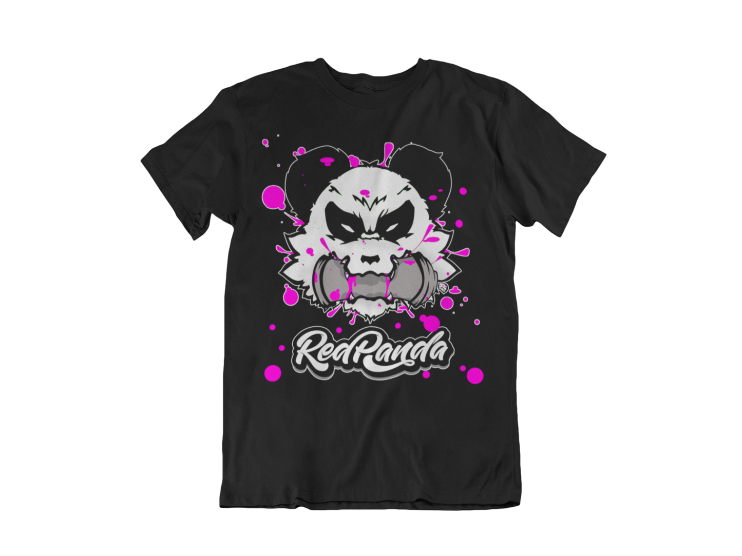 Stop Biting Red Panda Tee (White Face) - Red Panda Clothing