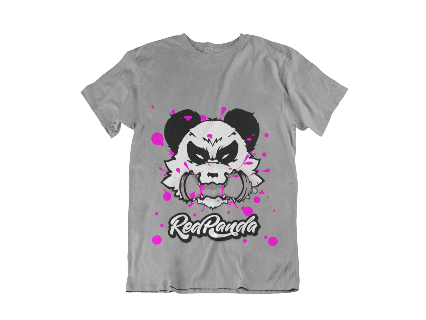 Stop Biting Red Panda Tee (White Face) - Red Panda Clothing