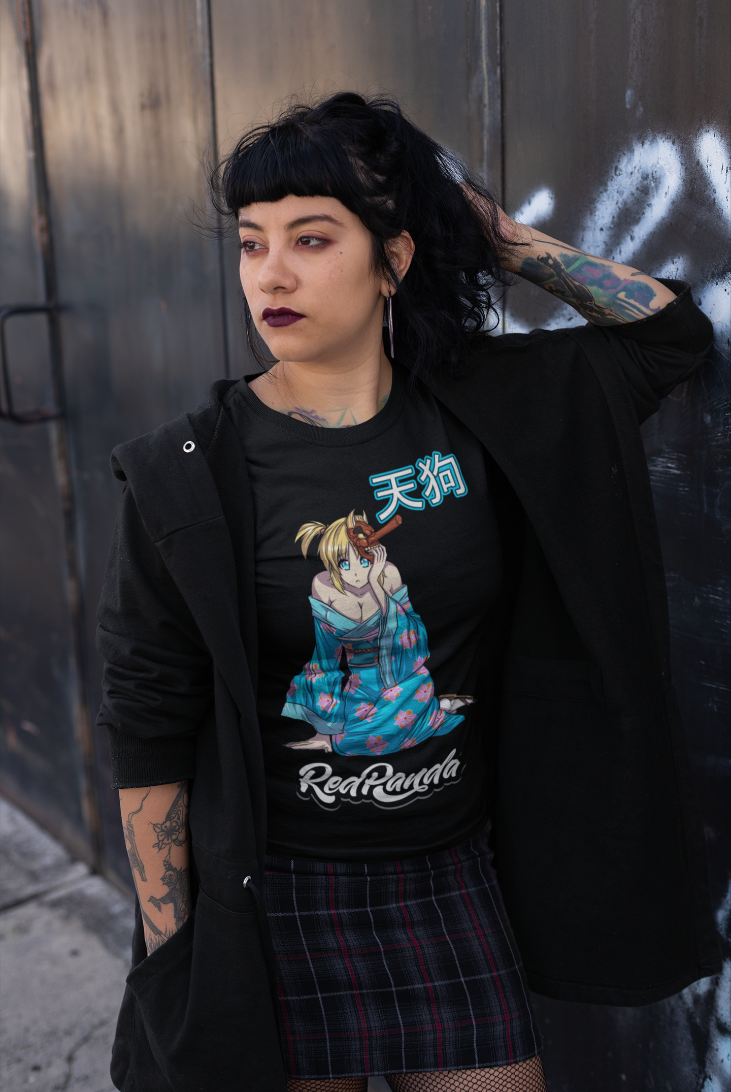 Tengu Mask Tee - Red Panda Clothing