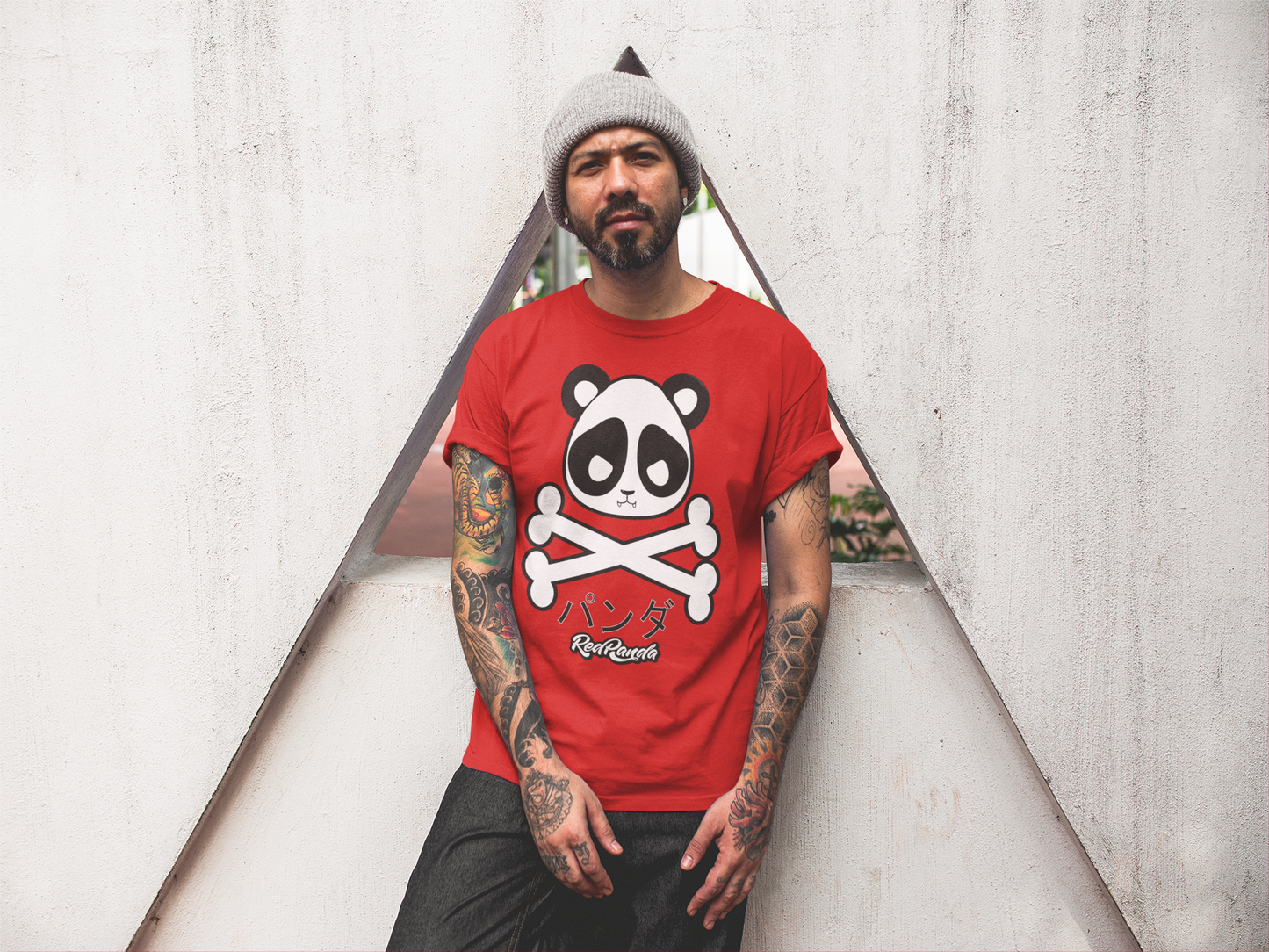 Crossbones Unisex T-shirt Japanese Streetwear - Red Panda Clothing