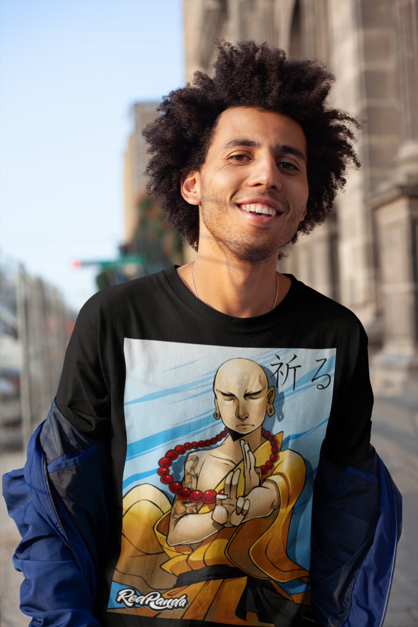 Wu Manga Design tee - Red Panda Clothing
