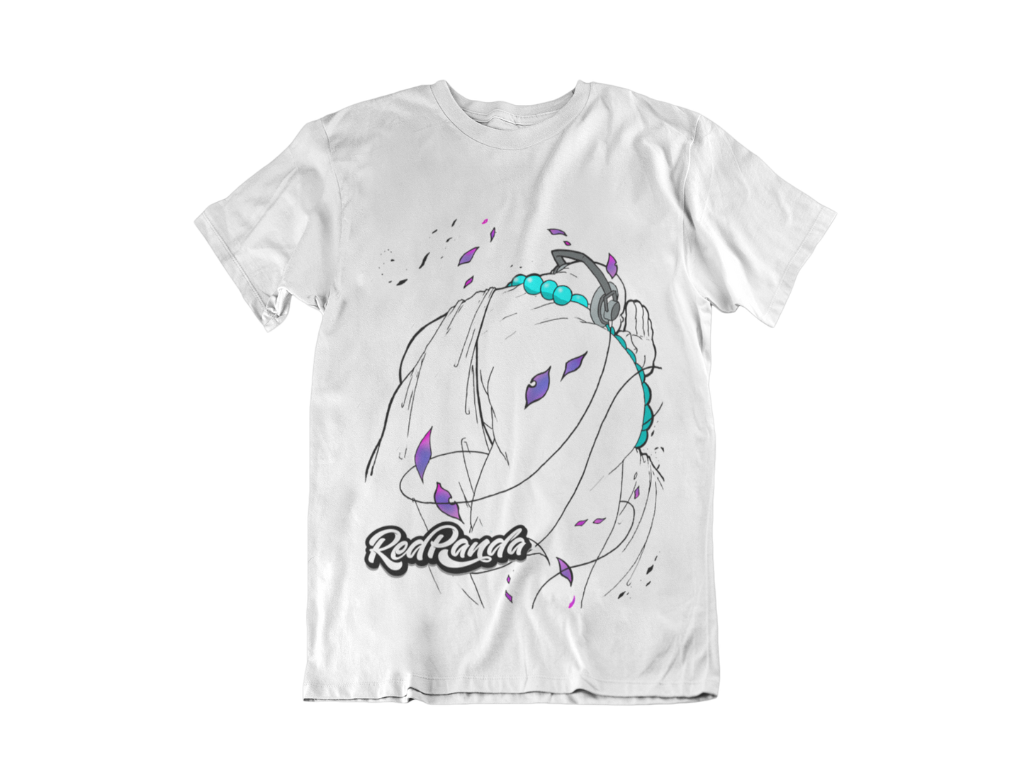 Shaolin Graffiti Monk Tenzen Tee - Red Panda Clothing