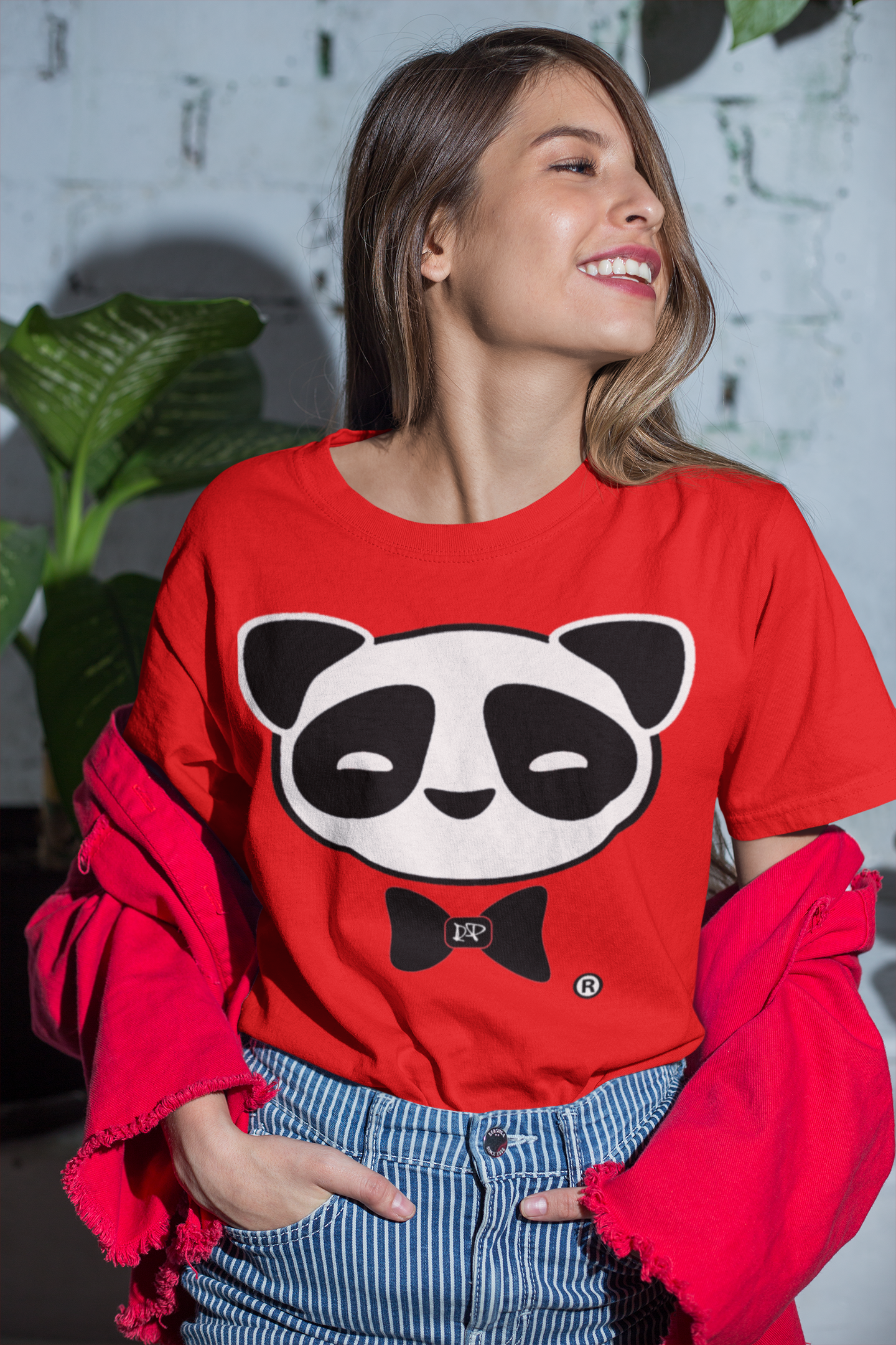 Red Panda Classic Bow Tie Unisex Tee (Red) Anime Streetwear - Red Panda Clothing
