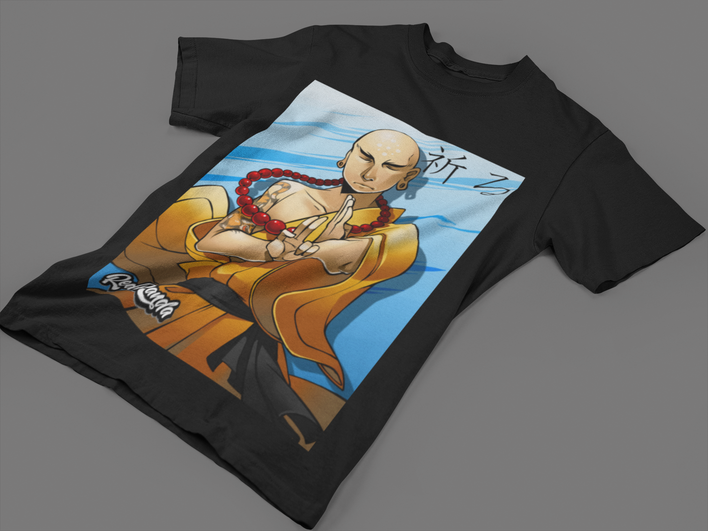 Wu Manga Design tee - Red Panda Clothing