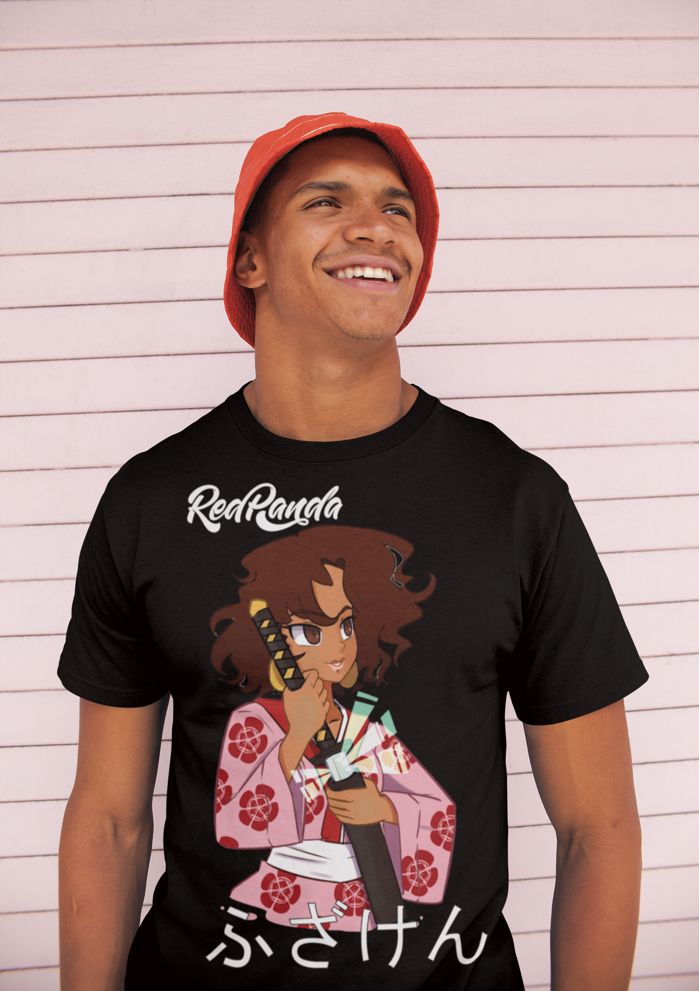 Red Panda Be a Warrior Unisex Tee Anime Style - Red Panda Clothing