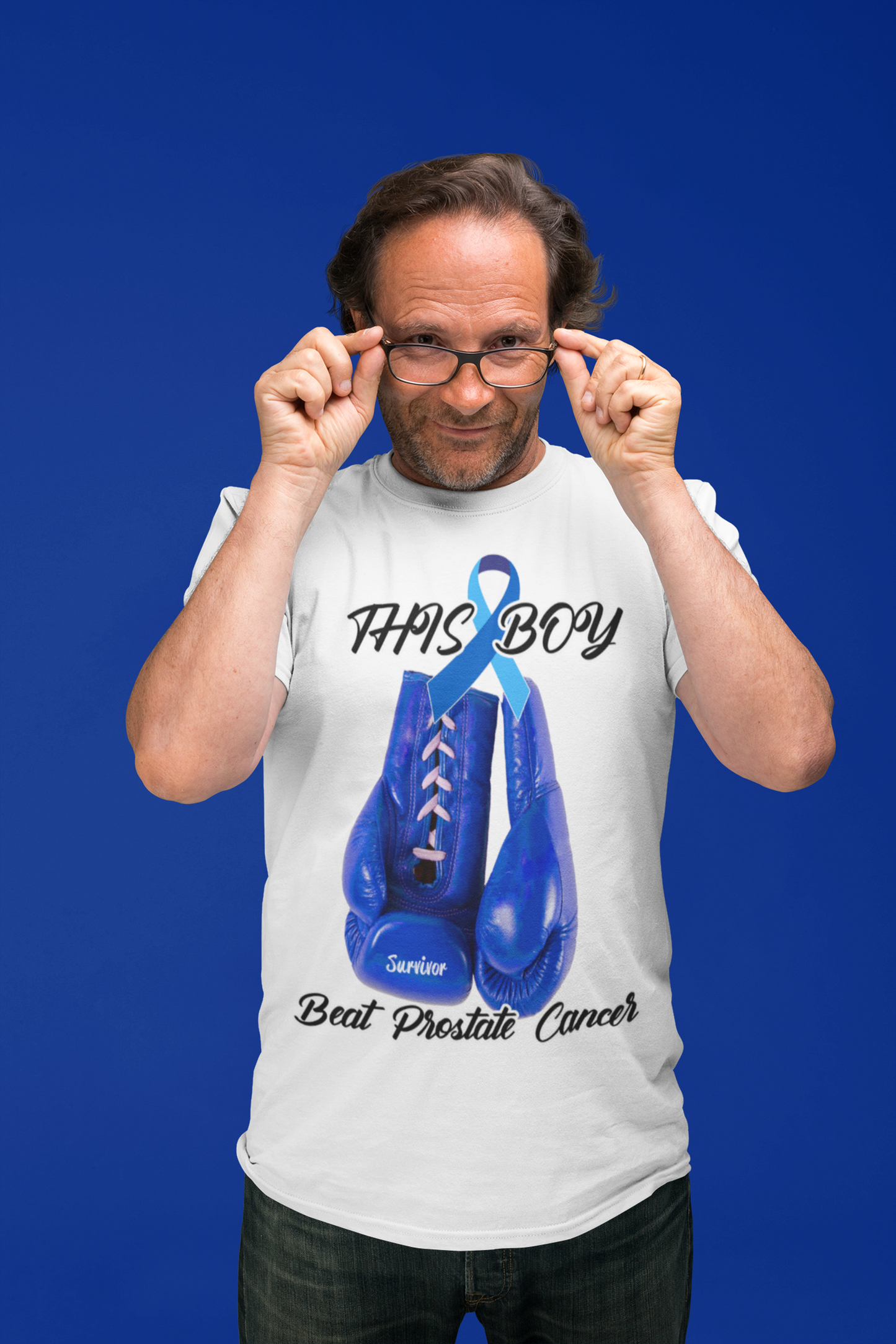 This Boy Beat Prostate Cancer T-shirt/ Prostate Cancer Survivor Gift/Cancer Fighter/Cancer Awareness Shirt