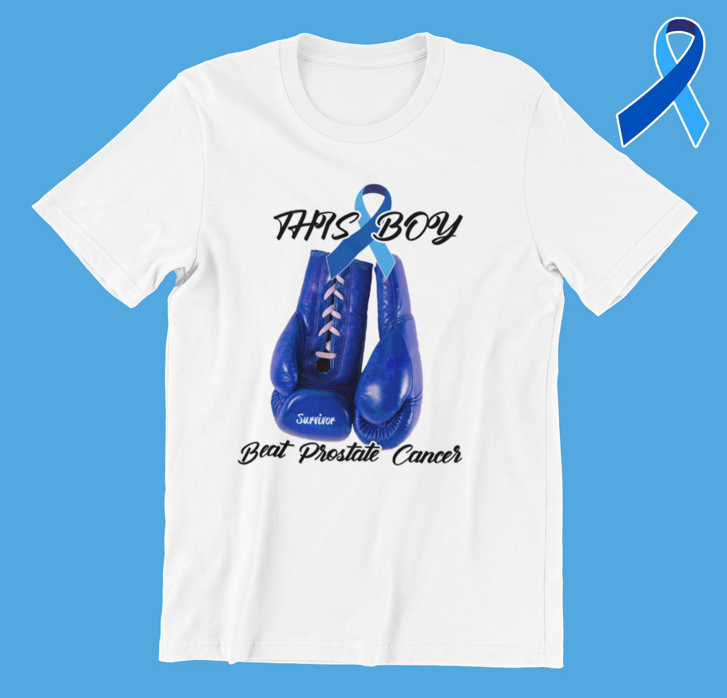 This Boy Beat Prostate Cancer T-shirt/ Prostate Cancer Survivor Gift/Cancer Fighter/Cancer Awareness Shirt