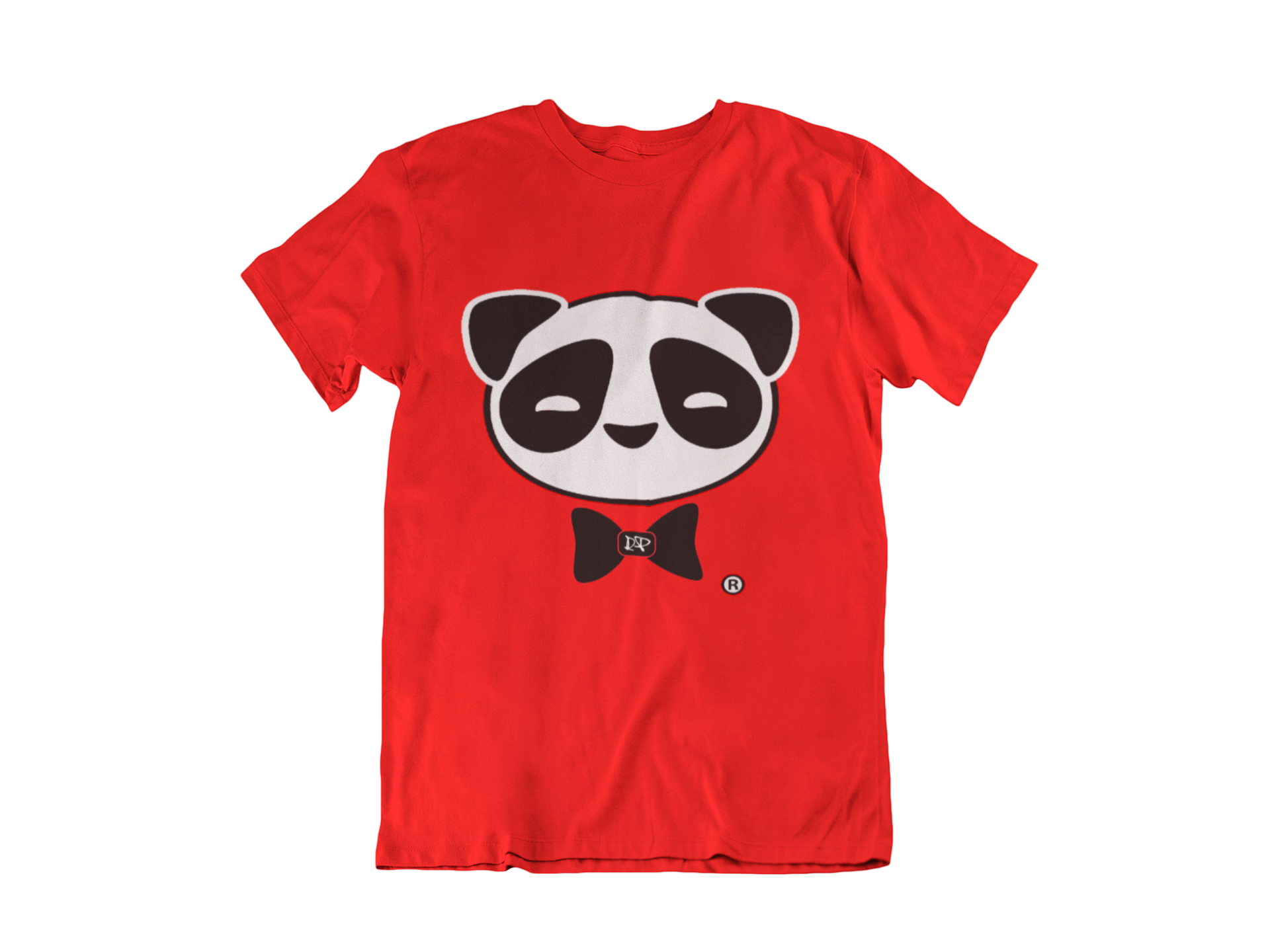 Red Panda Classic Bow Tie Unisex Tee (Red) Anime Streetwear - Red Panda Clothing