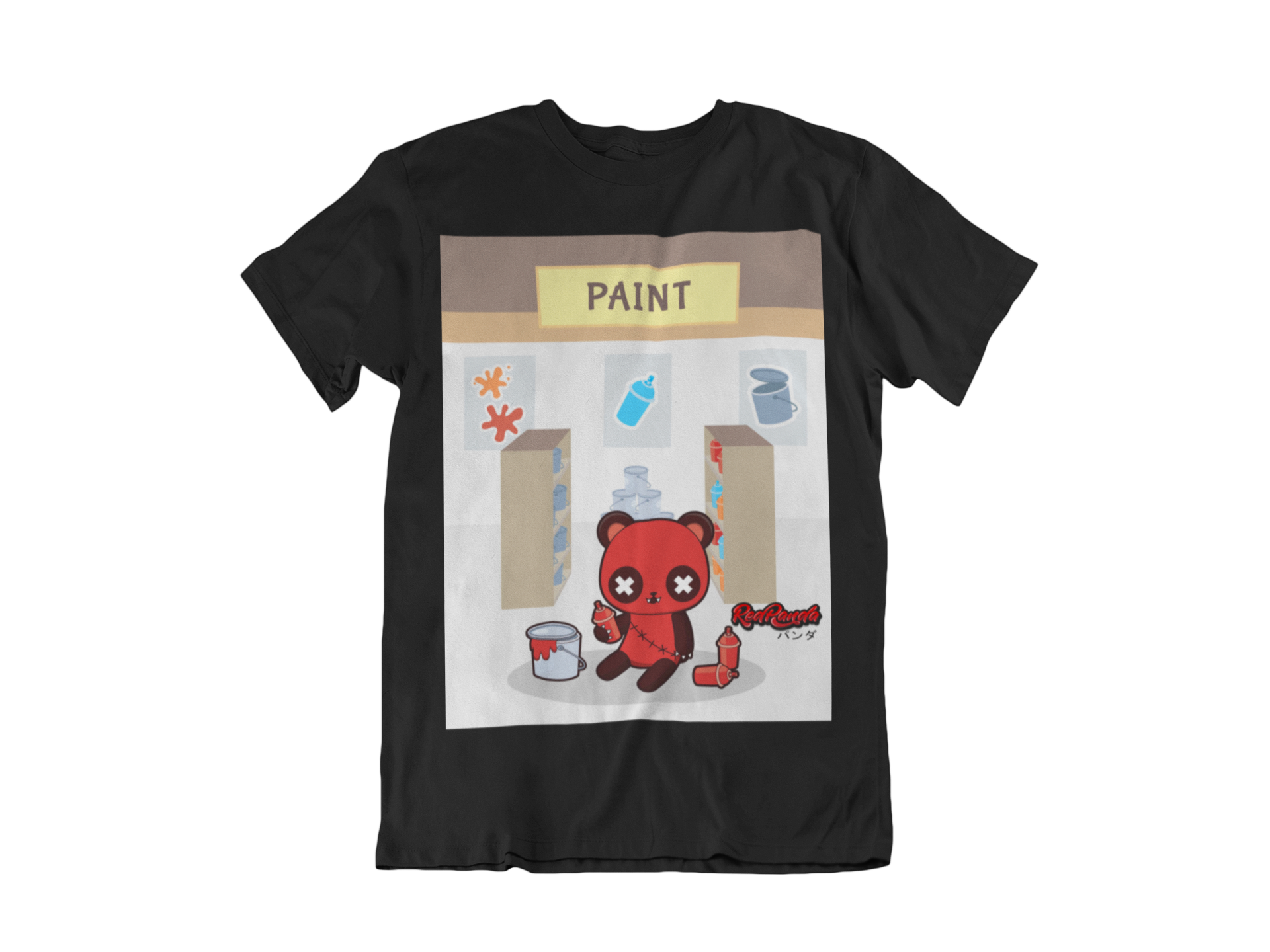 Paint yourself RED Tee - Red Panda Clothing