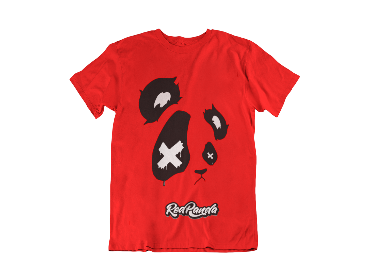 Red Panda Classic Graffiti Panda Tee Unisex T-shirt Anime Streetwear - Red Panda Clothing