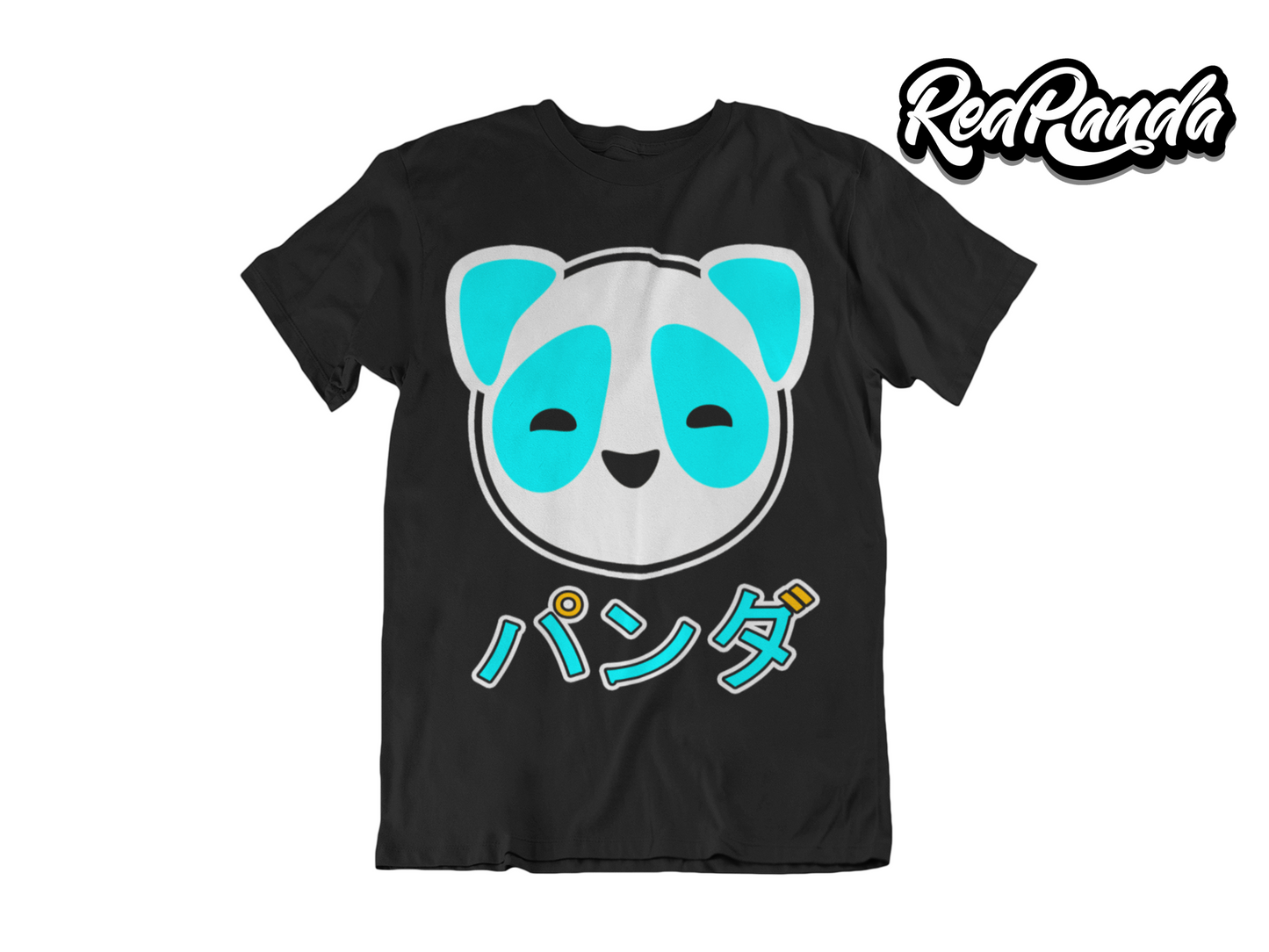 Baby Blue Unisex-T-shirt Japanese Streetwear by Red Panda